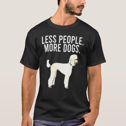 その他の犬のプードル内向 Tシャツ (正面)