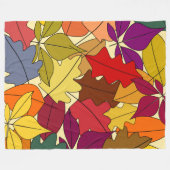その他の紅葉 フリースブランケット (正面(横))