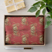 その他の赤とネイビー航海のシリーズデザイン2 薄葉紙 (ギフト)