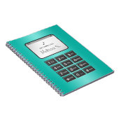 その他の電話 – ターコイズノートブック ノートブック (右側)