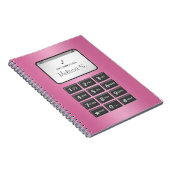 その他の電話 – ピンクのノートブック ノートブック (右側)