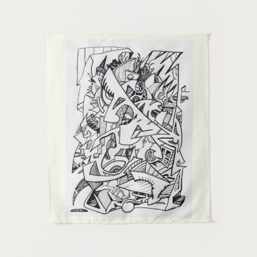 その他の飛行機はこちらインクスケッチ、 タペストリー (正面)