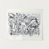 その他の飛行機はこちらインクスケッチ、 タペストリー (正面(横))