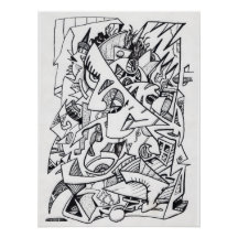 その他の飛行機はこちら，インクスケッチ光沢ポスター