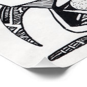 その他の飛行機はこちら，インクスケッチ光沢ポスター ポスター (コーナー)