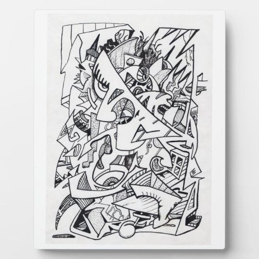 その他の飛行機はこちら，インクスケッチ フォトプラーク (正面)