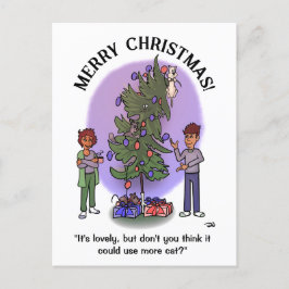 その他のCatクリスマスポストカード ポストカード