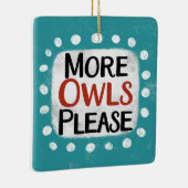 その他のOwlsお願いオーナメント セラミックオーナメント (右)