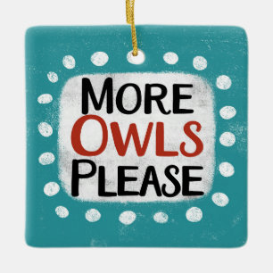 その他のOwlsお願いオーナメント セラミックオーナメント