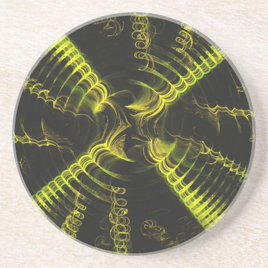 その他シリーズ–18- – 黄色コースター1 / コースター (正面)