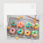 その他 – カップケーキのパターン7 ポストカード (正面/裏面)