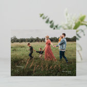 その他、5メリーインチx 7インチフォイルホリデーカード 箔シーズンカード (立ち正面)