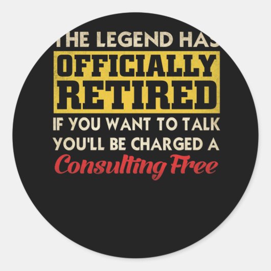 その伝説は君の望退職したみもしを叶えた ラウンドシール (正面)