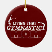 その体操の母、体操の恋人の生活 セラミックオーナメント (裏面)