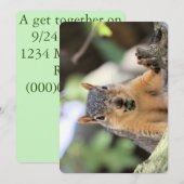 その作曲家 招待状 (正面/裏面)