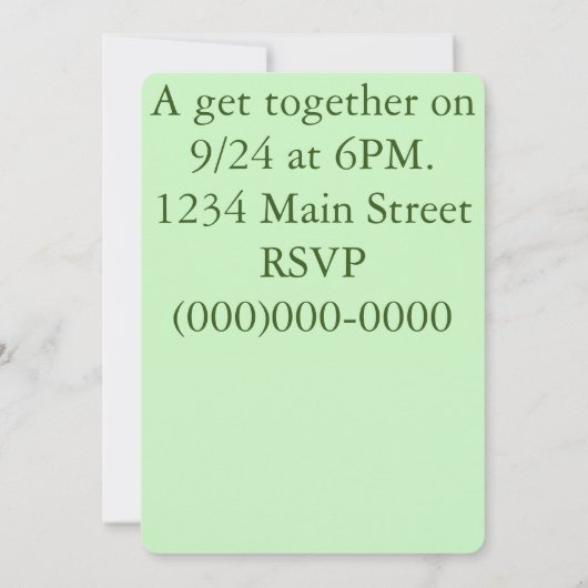 その作曲家 招待状 (裏面)