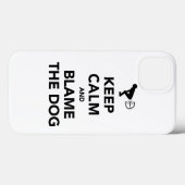 その保犬を落ち着かせ非難する Case-Mate iPhoneケース (裏面 (横))