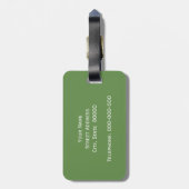 その傾向はあなたの友人の株式市場のトレーダーである ラゲッジタグ (裏面縦)