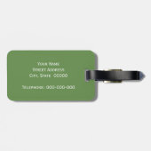 その傾向はあなたの友人の株式市場のトレーダーである ラゲッジタグ (裏面横)