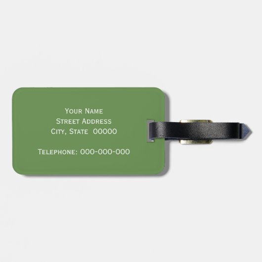 その傾向はあなたの友人の株式市場のトレーダーである ラゲッジタグ (裏面横)