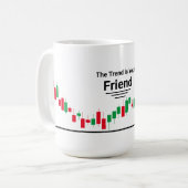 その傾向は君の友人だ コーヒーマグカップ (正面左)