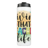 その先生生活を生きる – 先生への贈り物 タンブラー (正面)