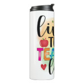 その先生生活を生きる – 先生への贈り物 タンブラー (回転左)