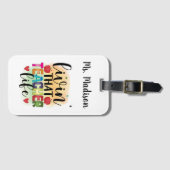 その先生生活を生きる – 先生への贈り物 ラゲッジタグ (正面横)