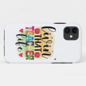 その先生生活を生きる – 先生への贈り物 Case-Mate iPhoneケース (裏面(横))