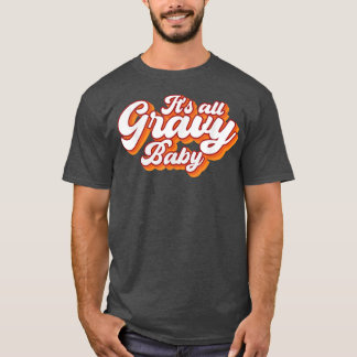 その全グレイビーベビーヴィンテージレトロデザインサンクスギフ Tシャツ