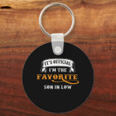 その公式Iは法お気に入りのの息子だおもしろい キーホルダー (正面)