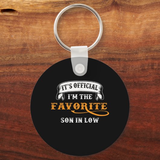 その公式Iは法お気に入りのの息子だおもしろい キーホルダー (正面)