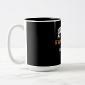 その公式Iは法お気に入りのの息子だおもしろい ツートーンマグカップ (左)