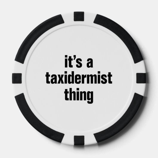 その剥製物 ポーカーチップ (正面)