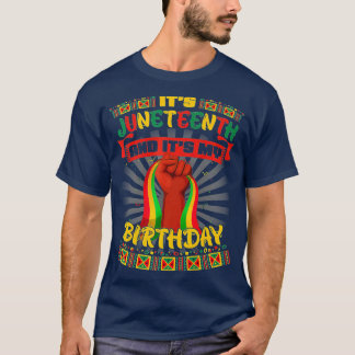 その十二分の一と私の誕生日アフリカンブラックジュネット Tシャツ