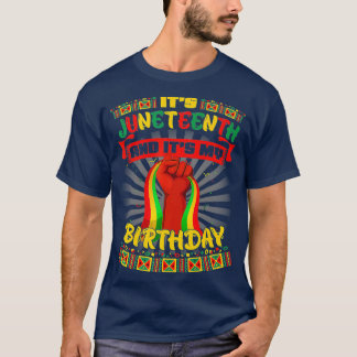 その十二分の一と私の誕生日アフリカンブラックジュネット Tシャツ