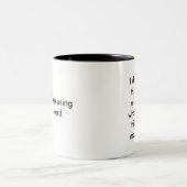 その単語を使用して保ちます ツートーンマグカップ (中央)