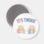 その双子（男の子） マグネット (正面/裏面)