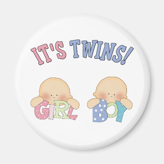 その双子（男の子） マグネット (正面)