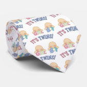 その双生児(男の子の女の子) ネクタイ (ロール)