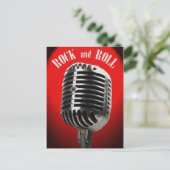 その古い時間のロックンロールはがき ポストカード (スタンド正面)