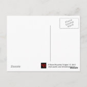 その古い時間のロックンロールはがき ポストカード (裏面)