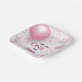 その可愛いクイーン恋しく思リトル・オネダーフル1歳 ペーパープレート (傾斜あり)