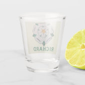 その名は、ヨークシャー・ホワイト・ローズと申し分ない ショットグラス (裏面)