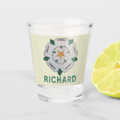 その名は、ヨークシャー・ホワイト・ローズと申し分ない ショットグラス (正面)