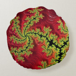 その周走りのクッションを通る川 ラウンドクッション