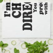 その問題 – コーラス・ディレクター キッチンタオル (折り畳み)