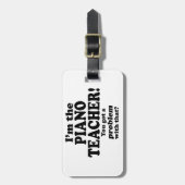 その問題 – ピアノ先生 ラゲッジタグ (正面縦)