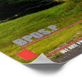 その国のスピンに向けて努力する ポスター (角)