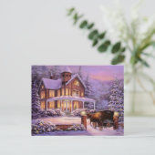 その国のヴィンテージ・クリスマス シーズンポストカード (スタンド正面)